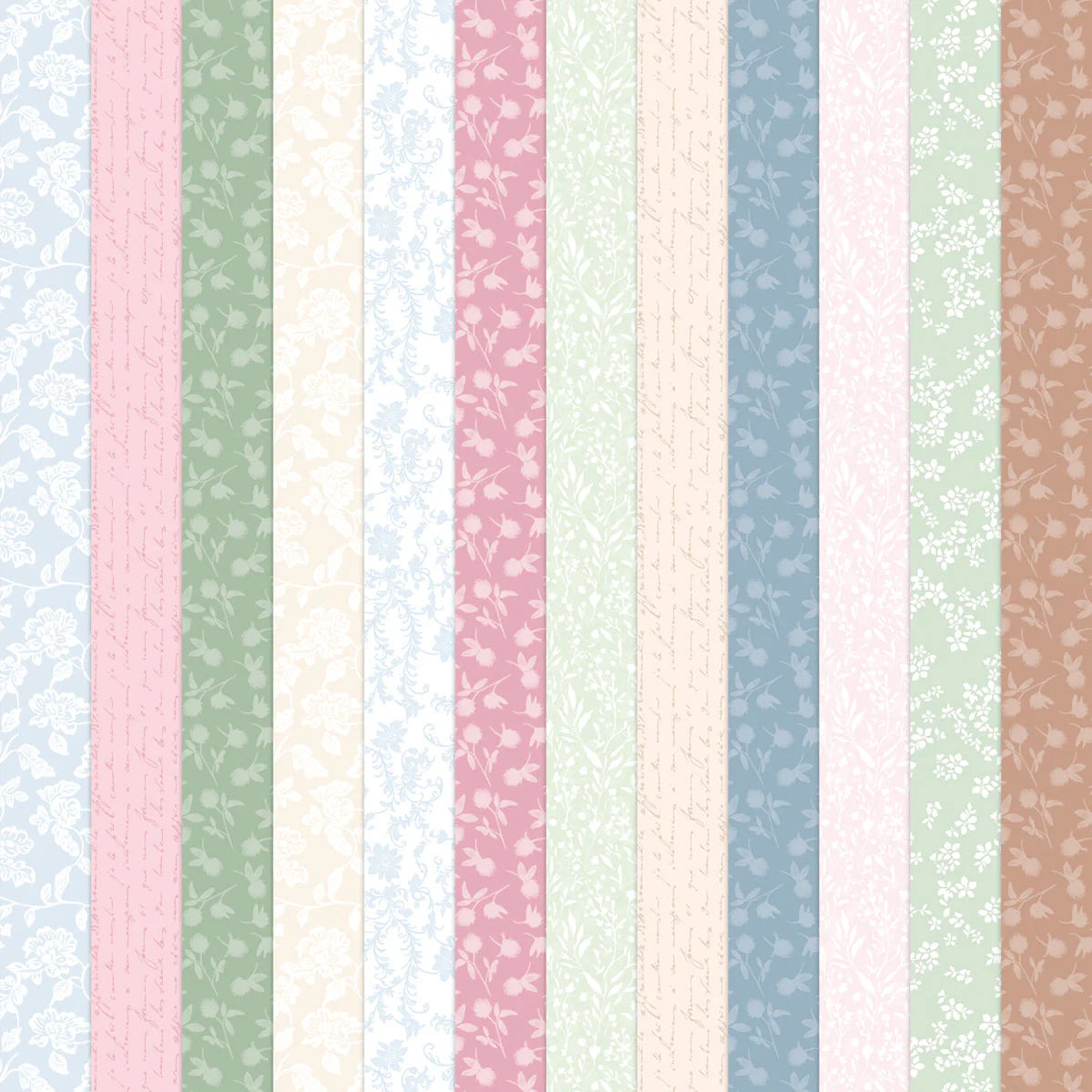 Forever in Bloom Printed Cardstock, 24 sheets