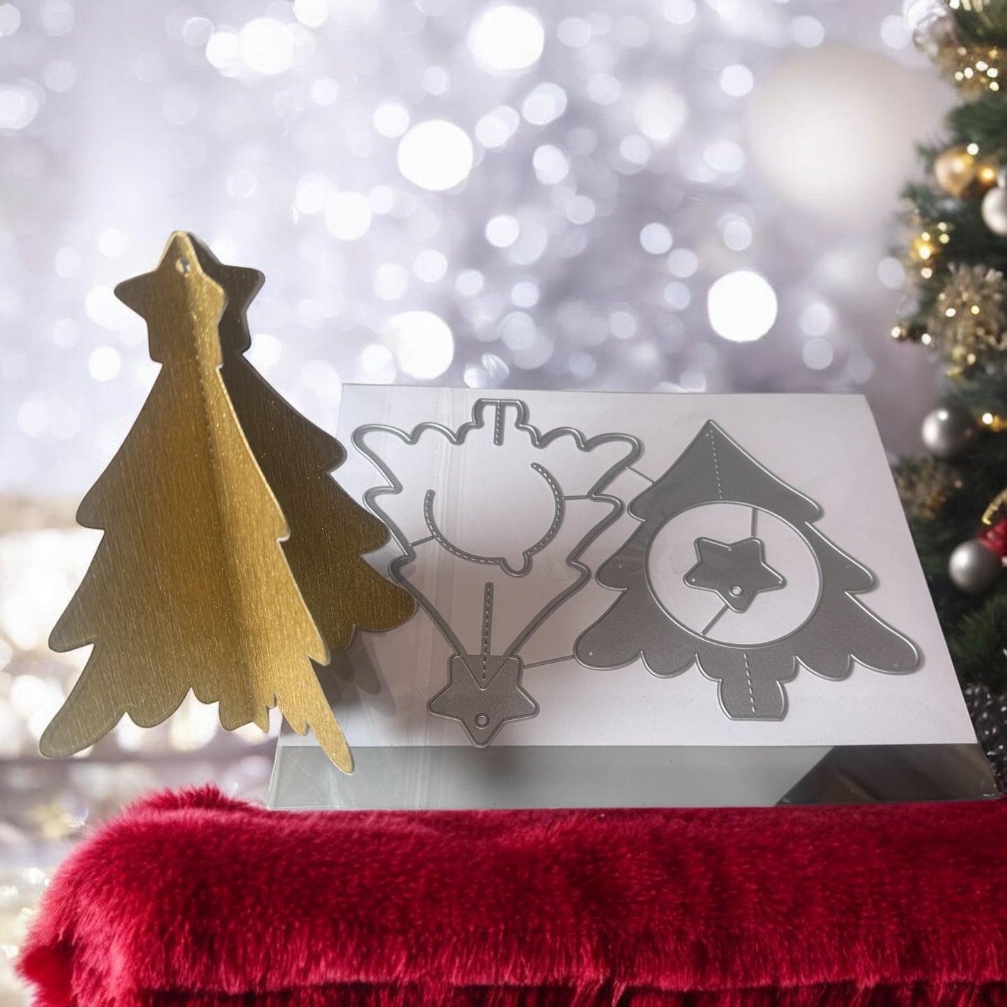 Hanging Christmas Tree Decoration die set