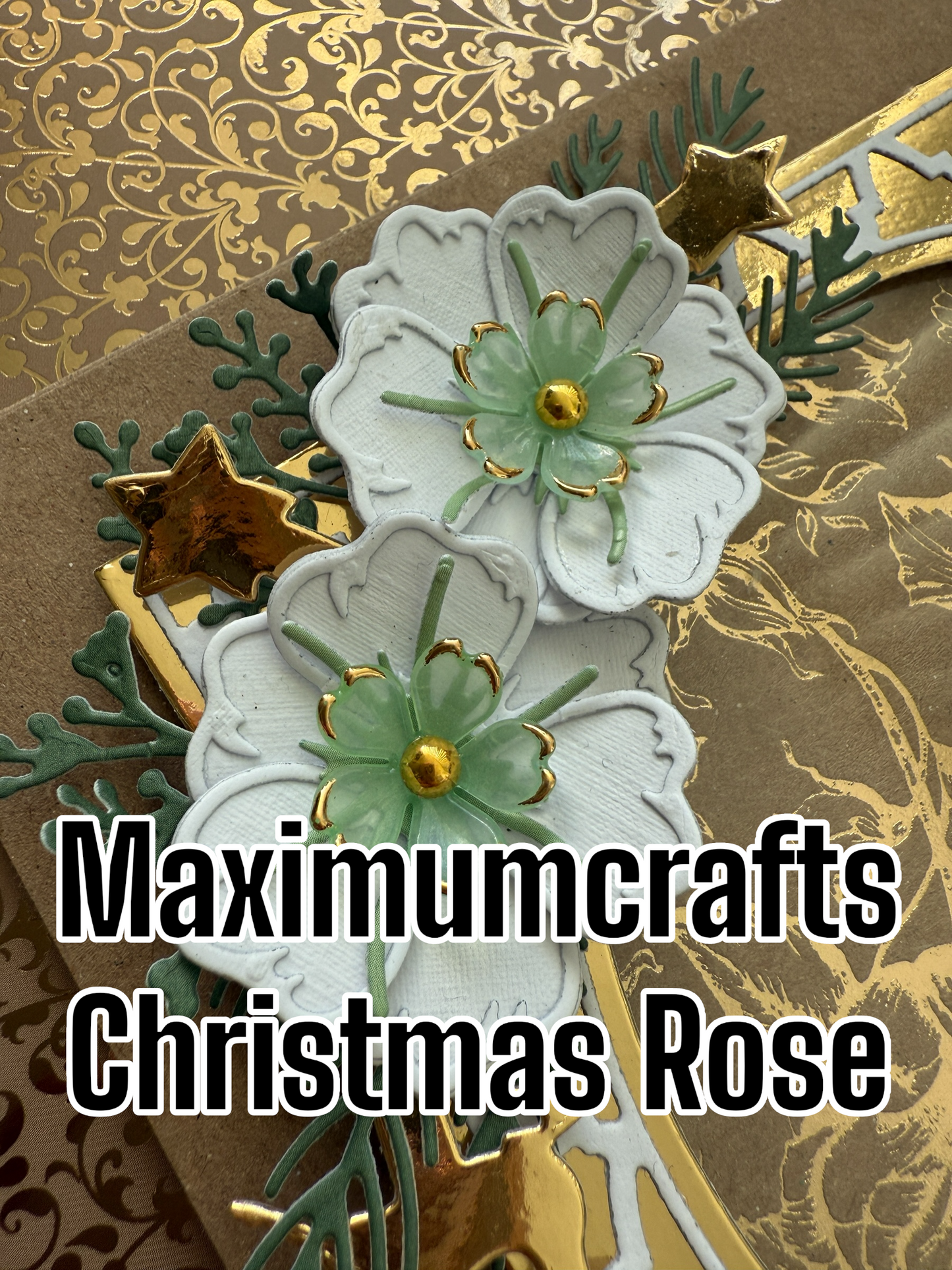 Maximumcrafts Christmas Rose