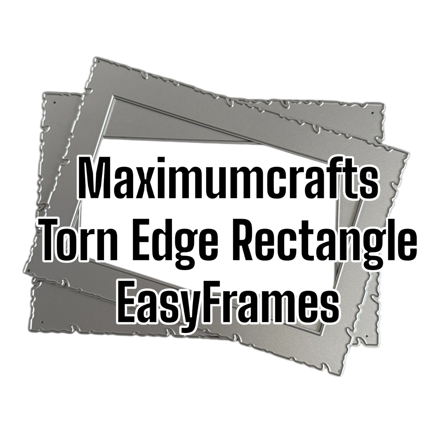 Maximumcrafts Torn Edge Rectangle EasyFrames