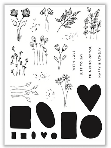 JH1072 Inspired by Linda B A5 Stamp Set