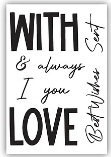 JHE1035 With Love & More! Stamp Set