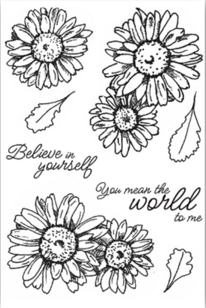 DS-PT-1056 Peter's Marguerites A6 Stamp Set