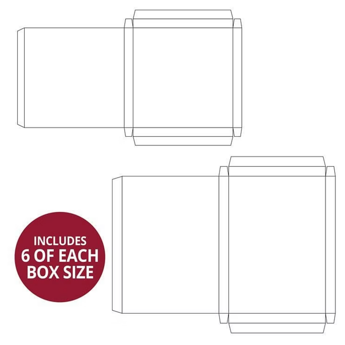 Handmade Card Boxes - Deep Square & Rectangle Collection
