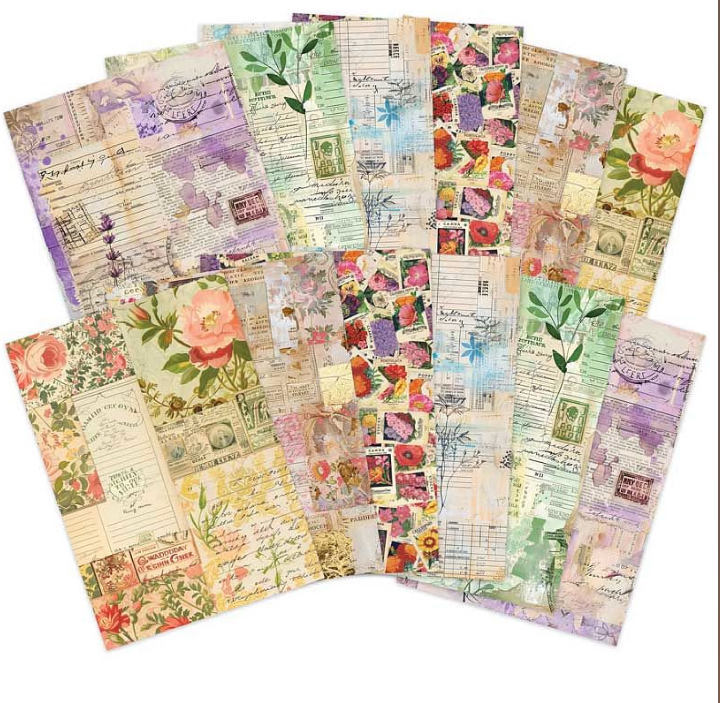 Designer Card Packs - Botanical Scrapbook