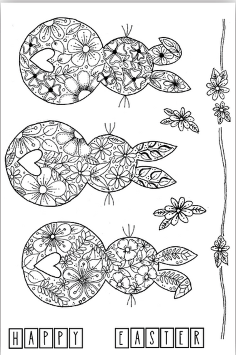 JH1085 Bunnies Galore A6 Stamp Set