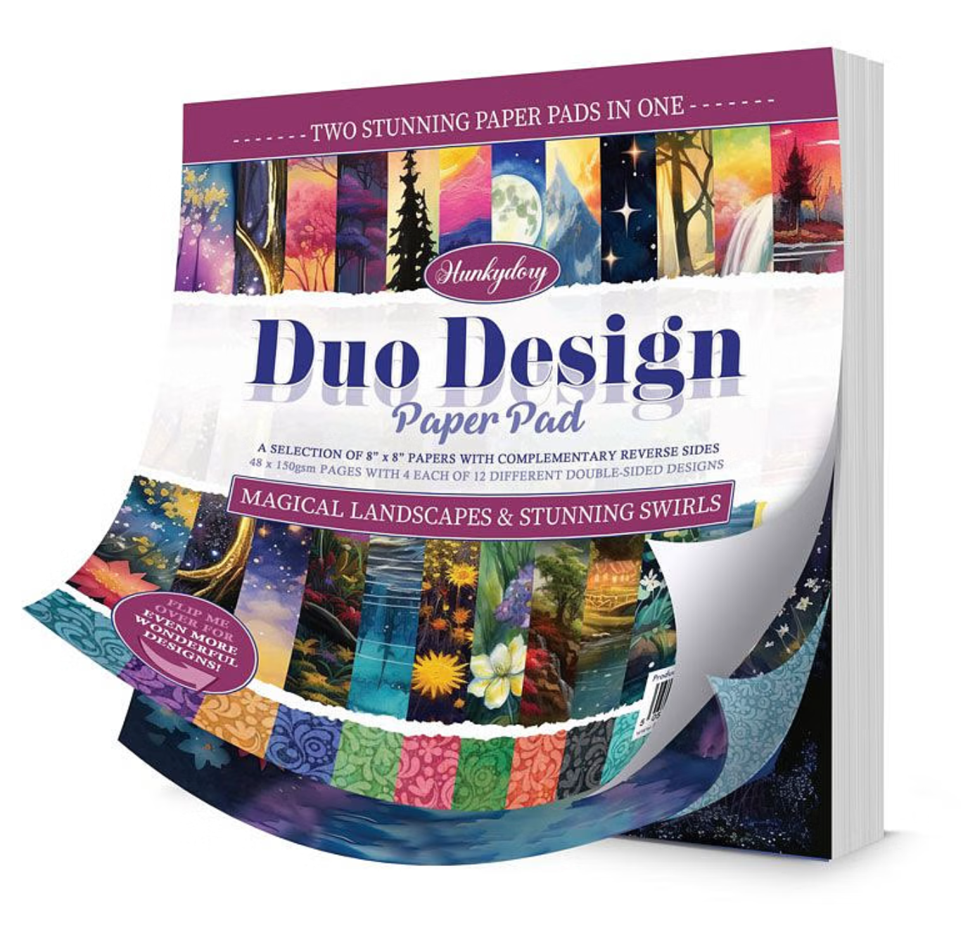 Duo Design Paper Pads - Magical Landscapes & Stunning Swirls