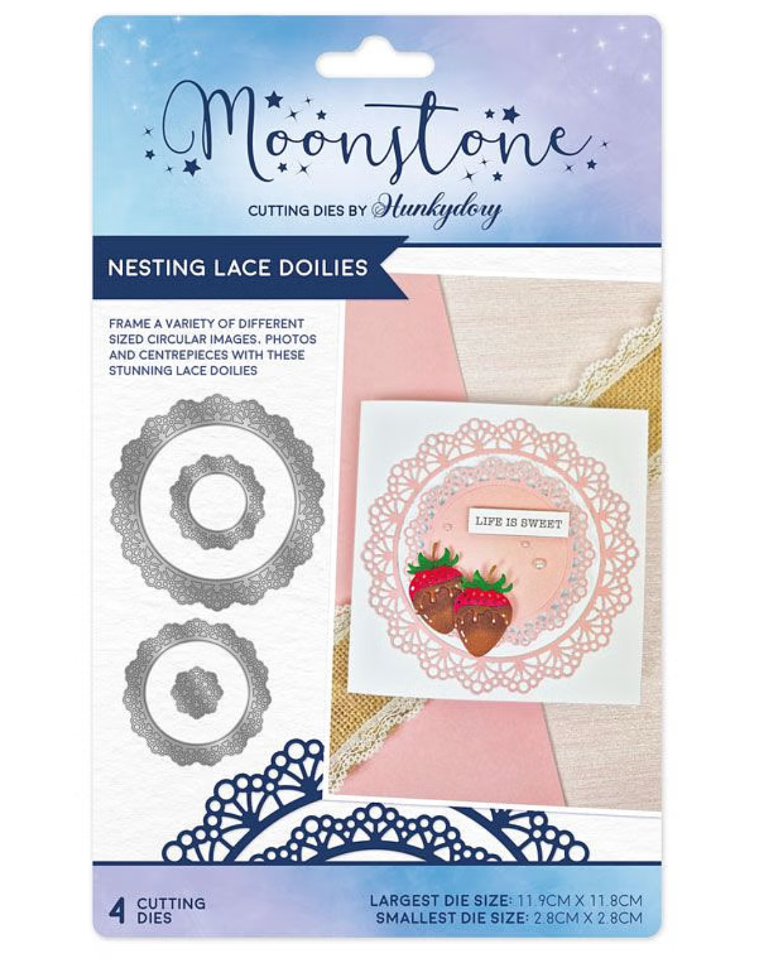 Moonstone Dies - Nesting Lace Doilies