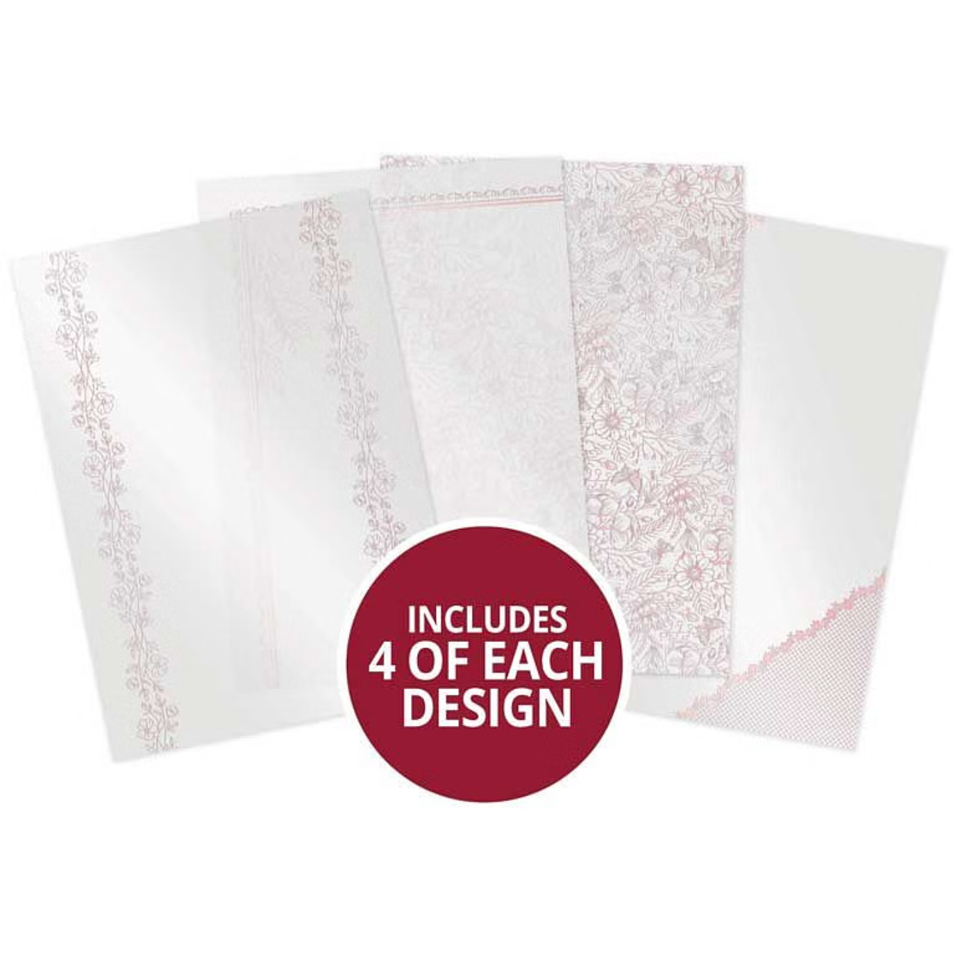Blushing Blossoms Luxury Foiled Acetate