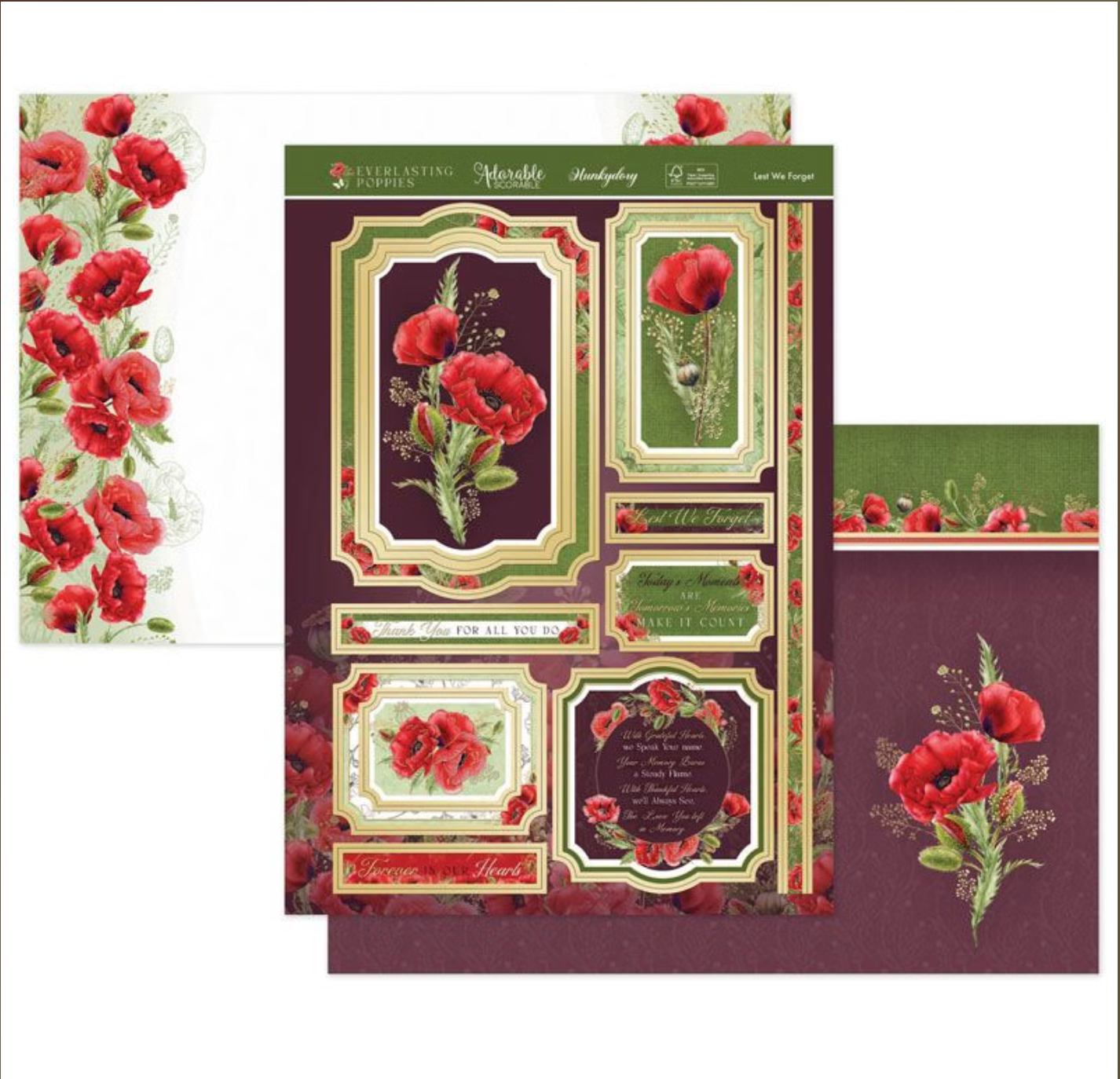 Lest We Forget Luxury Topper Set
