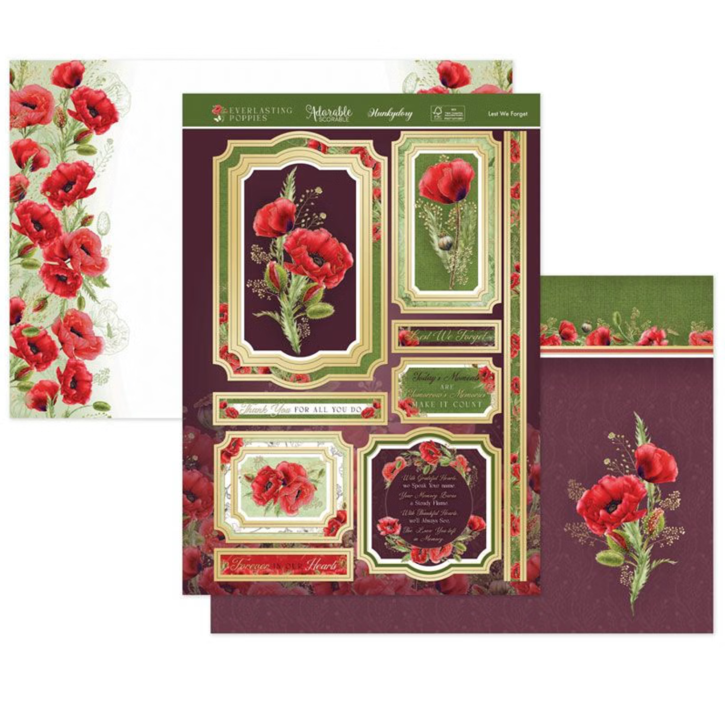 Lest We Forget Luxury Topper Set