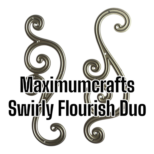 Maximumcrafts Swirly Flourish Duo
