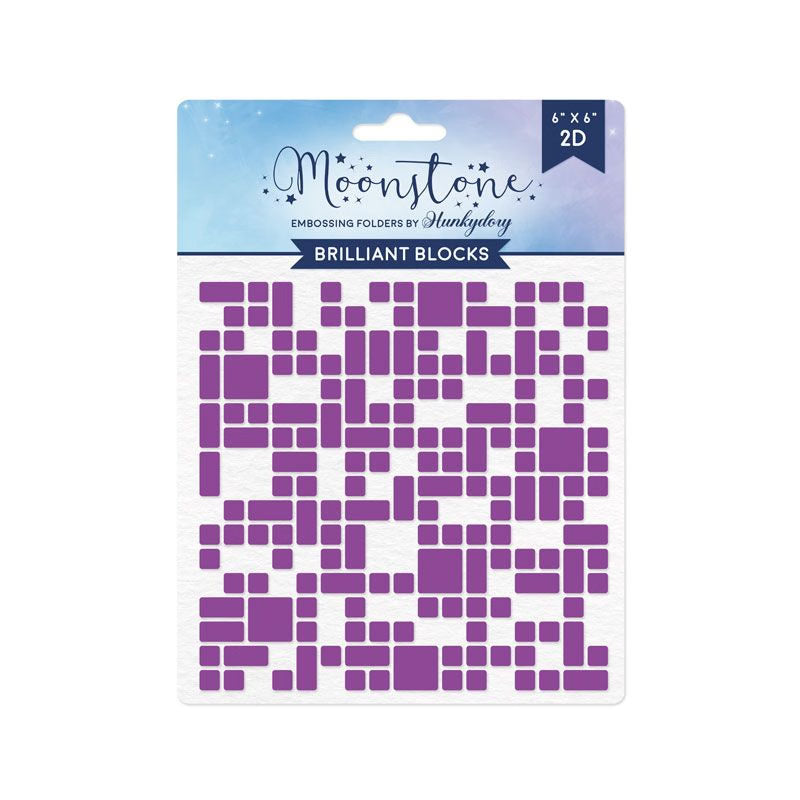 Moonstone Embossing Folders - Brilliant Blocks