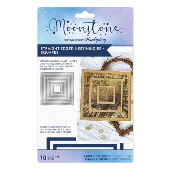 Moonstone Dies - Duo-Stitched Nesting Dies - Squares