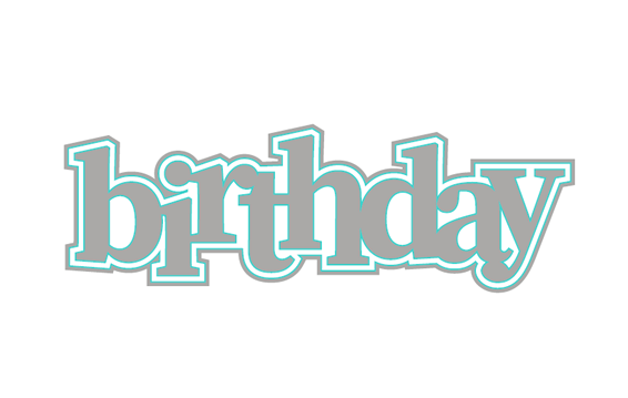 JHD-CUT-1027 Birthday Profile Die Set
