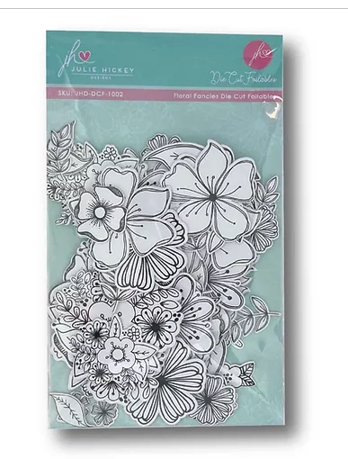 JHD-DCF-1002 Floral Fancies Die Cut Foilables