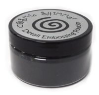Cosmic Shimmer Detail Embossing Powder Black 100ml