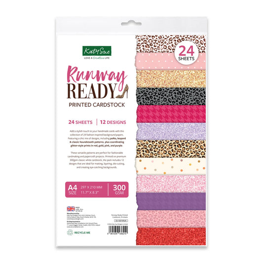 Runway Ready Printed Cardstock, 24 sheets