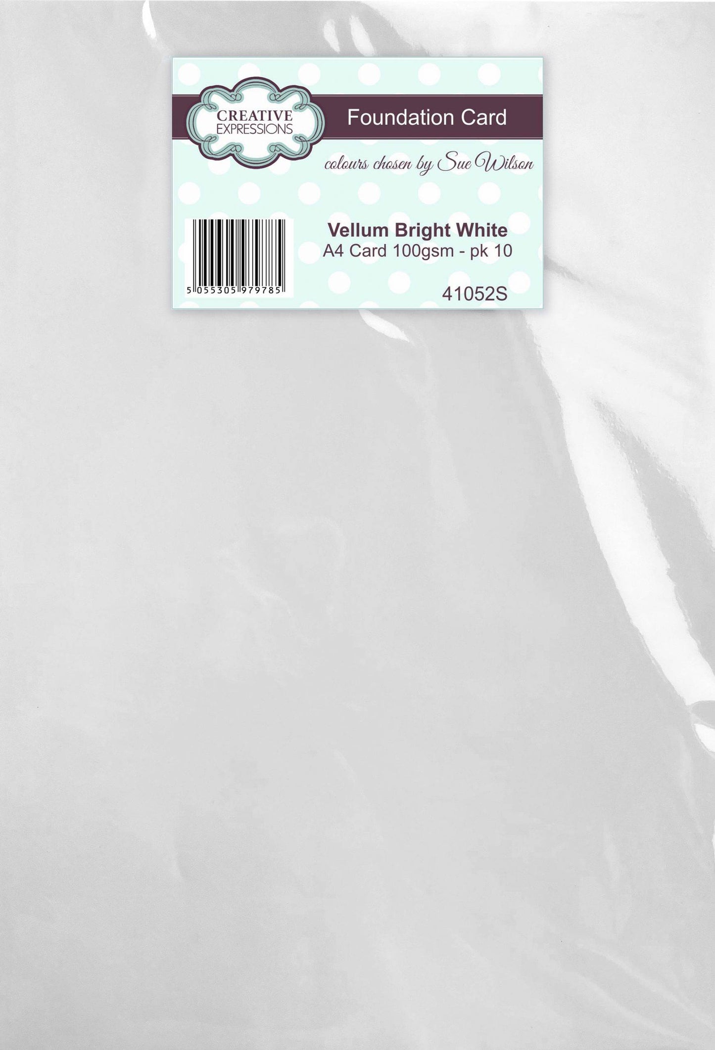 Creative Expressions Foundations Vellum Bright White