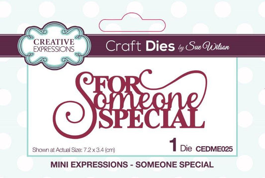Creative Expressions Sue Wilson Mini Expressions Someone Special