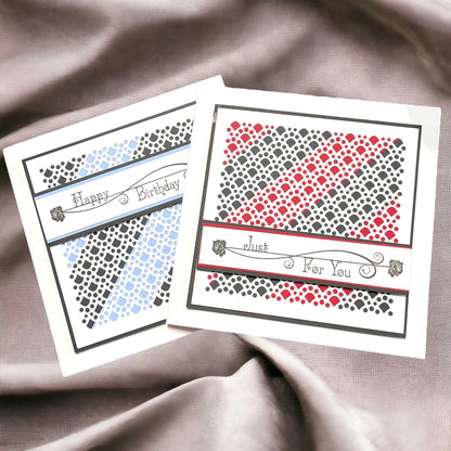 Maximumcrafts February Card Kit with FREE sentiment stamp