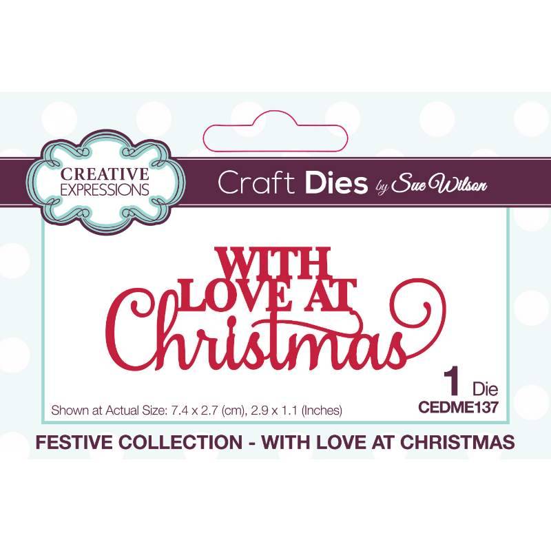 Creative Expressions Sue Wilson Festive With Love At Christmas