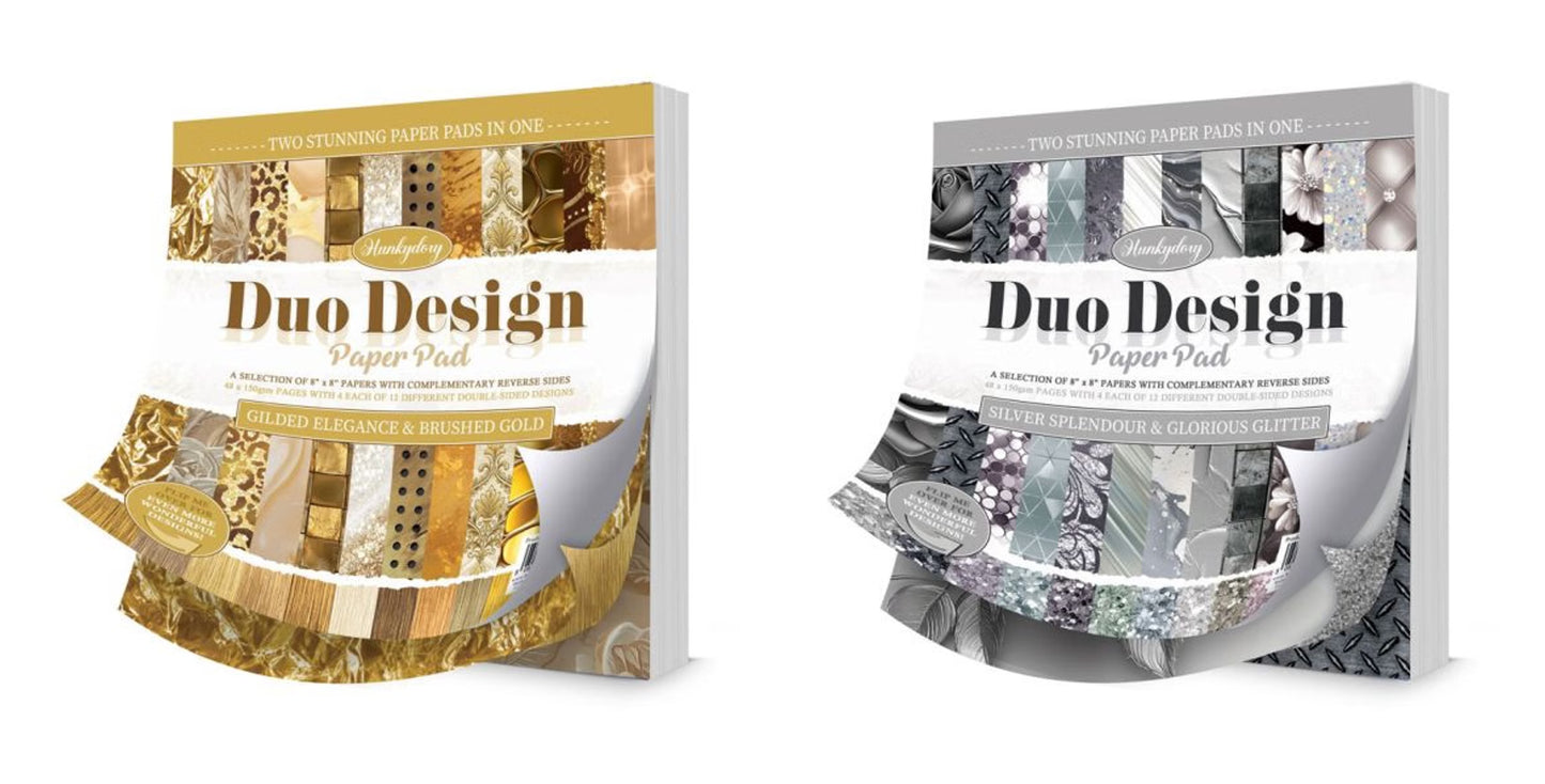 Duo Design Paper Pads Bundle Offer - Gold AND Silver