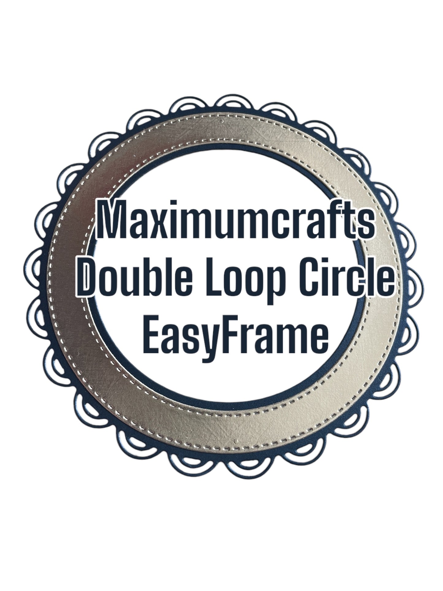 Maximumcrafts Double Loop Circle EasyFrame