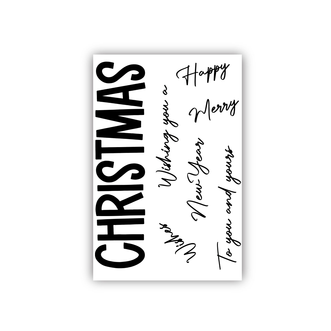 JHE1038 Christmas & More! A7 Stamp Set