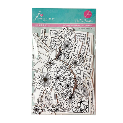 JHD-DCF-1011 Garden Blooms Die Cut Foilables