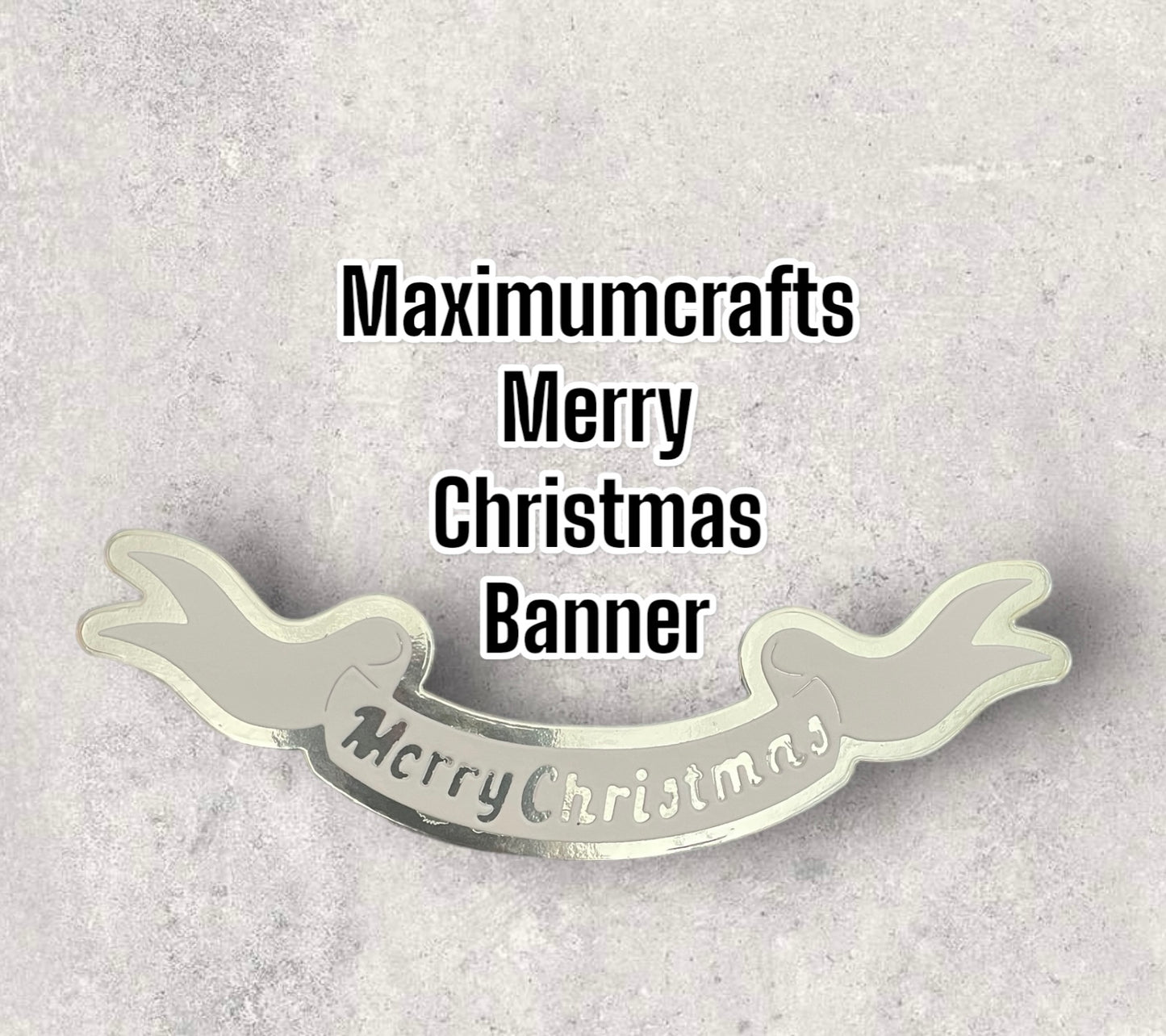 Maximumcrafts Merry Christmas Banner