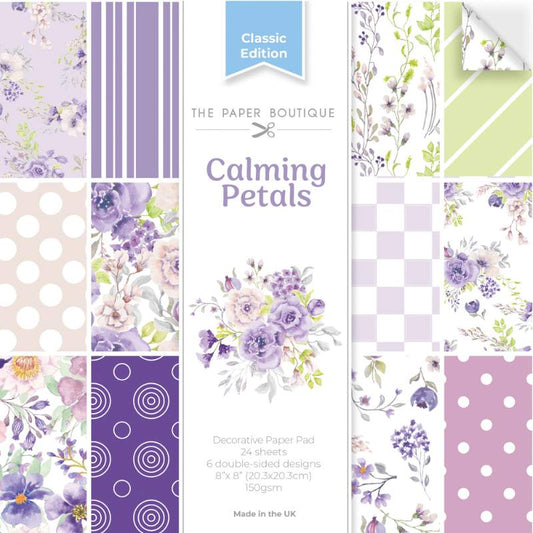 Paper Boutique Calming Petals Decorative Paper Pad 8 x 8