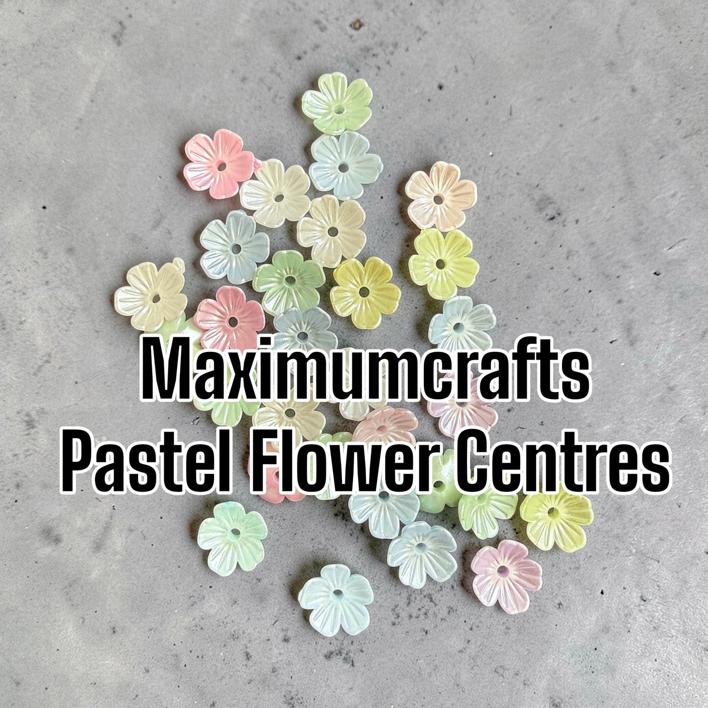Maximumcrafts Pastel Flower Centres