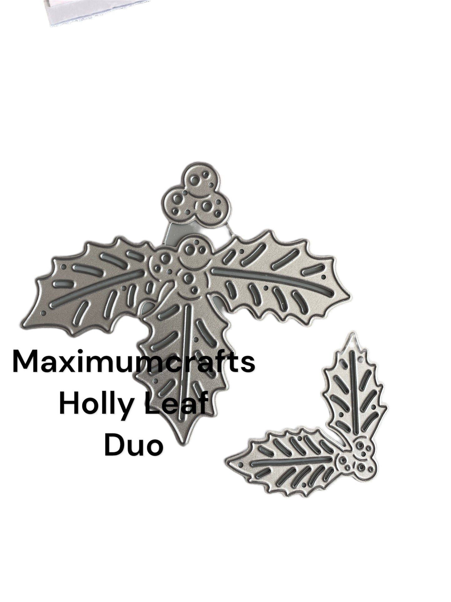 Maximumcrafts Holly Leaf Duo