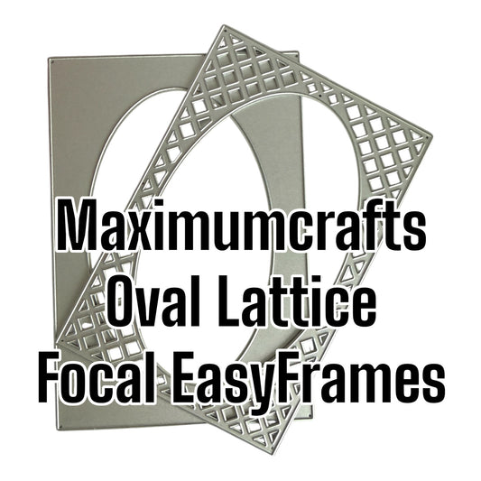 Maximumcrafts Oval Lattice Focal EasyFrames