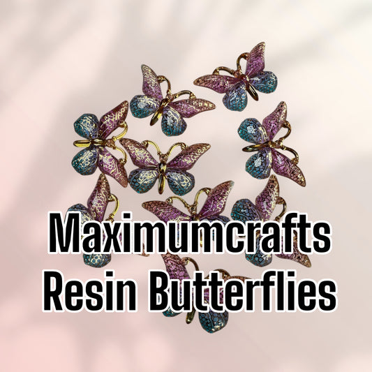Maximumcrafts Resin Butterflies