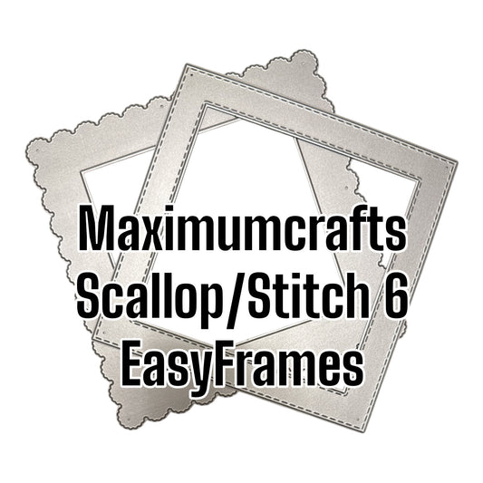 Maximumcrafts Scallop/Stitch 6 EasyFrames