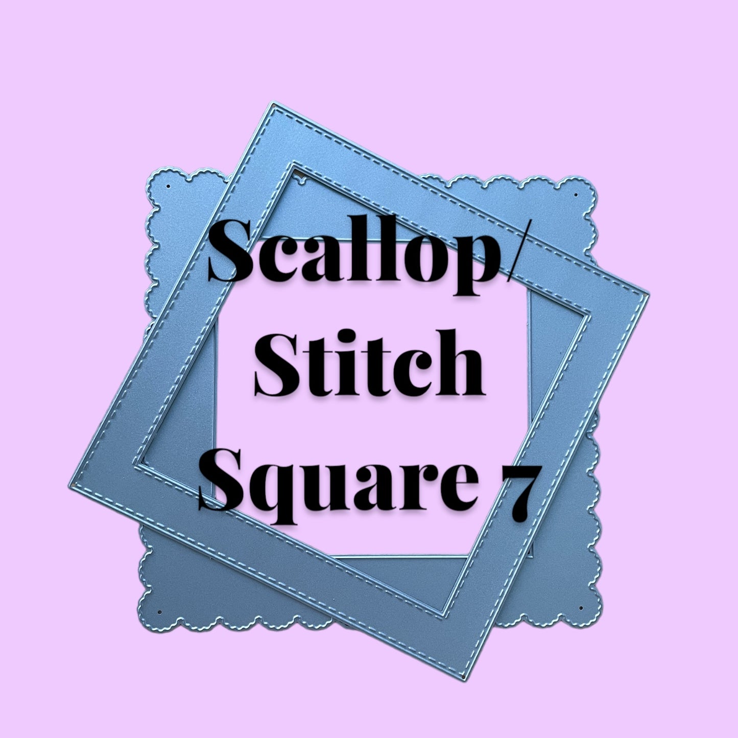 Maximumcrafts Scallop/Stitch Square 7 EasyFrames