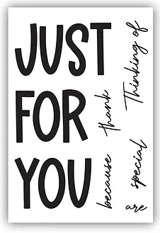 JHE1034 Just for You & More Stamp Set