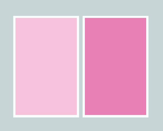 Pink card Bundle - Baby Pink & Carnation