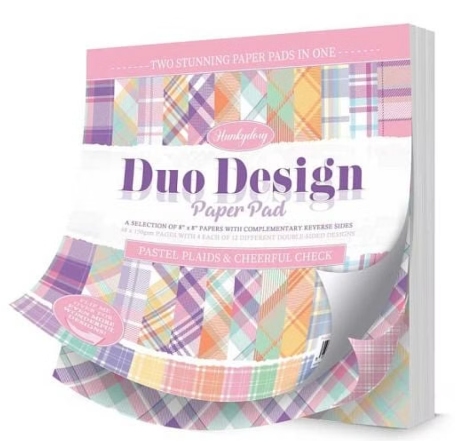 Duo Design Paper Pads - Pastel Plaids & Cheerful Check