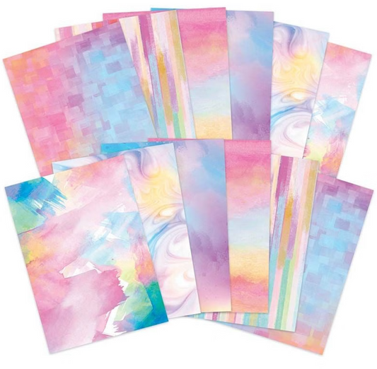 Adorable Scorable Designer Card Packs - Rainbow Watercolour