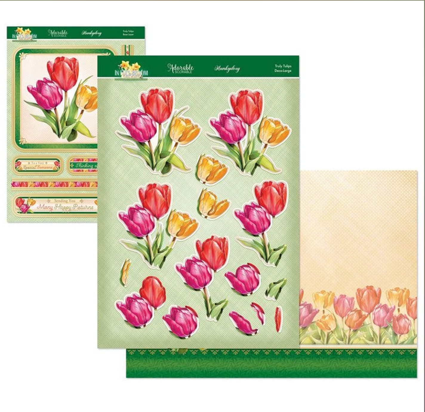 In Full Bloom - Floral Delights Deco-Large Set - Truly Tulips