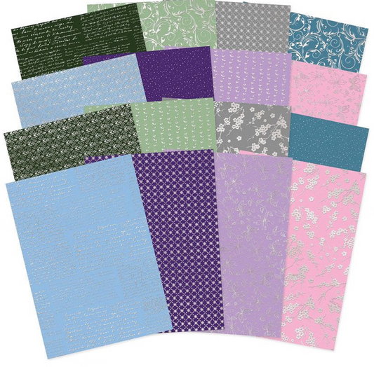 Painted Petals Foiled Edge-to-Edge Cardstock