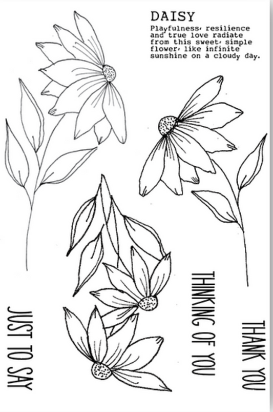 JH1091 Just Daisies A6 Stamp Set