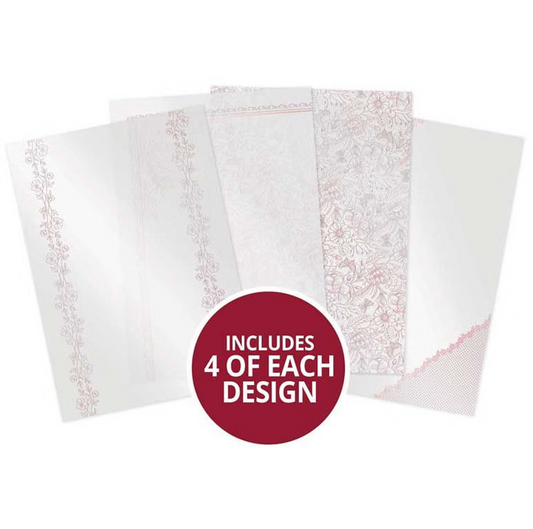 Blushing Blossoms Luxury Foiled Acetate