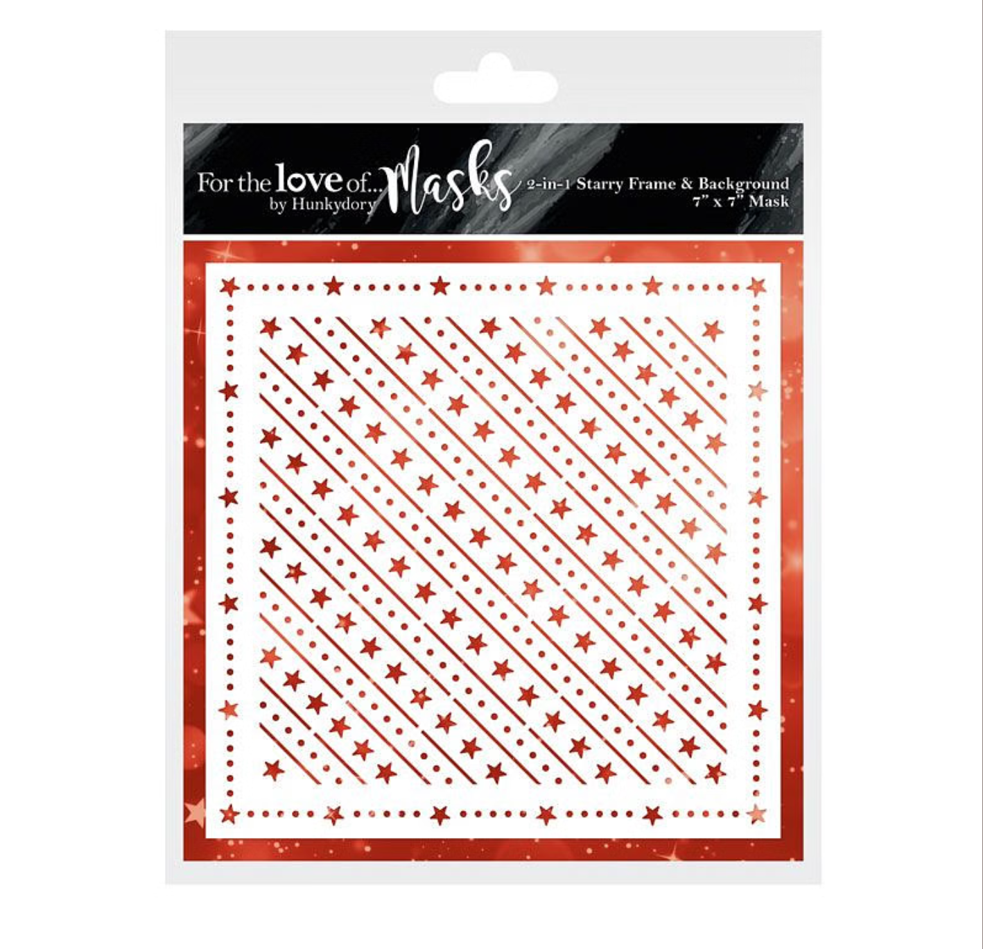 For the Love of Masks - 2-in-1 Starry Frame & Background