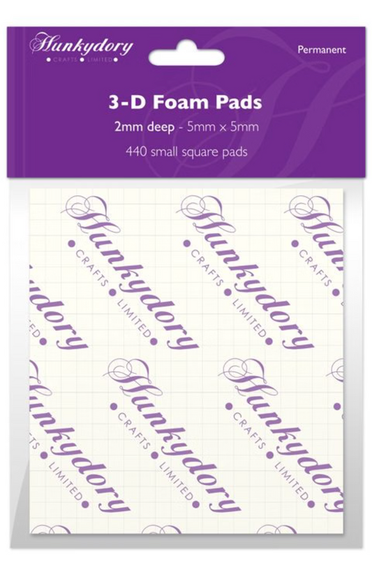 Foam Pads - 2mm Deep - Size 5mm x 5mm