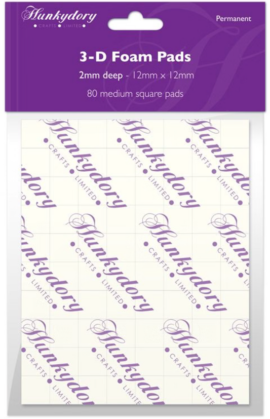 Foam Pads - 2mm Deep - Size 12mm x 12mm