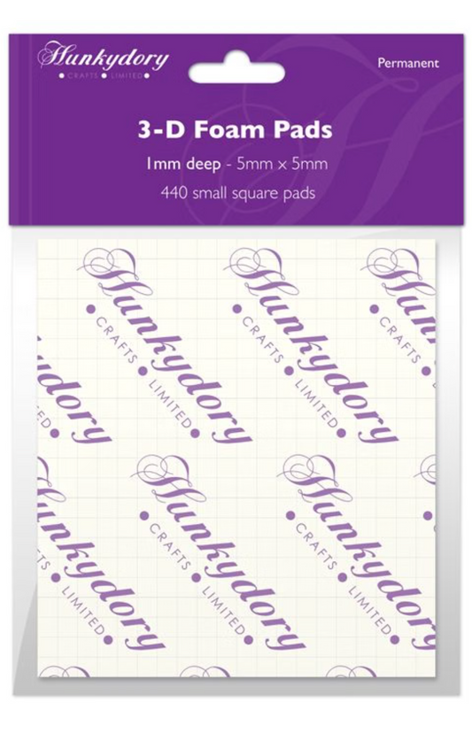 Foam Pads - 1mm Deep - Size 5mm x 5mm